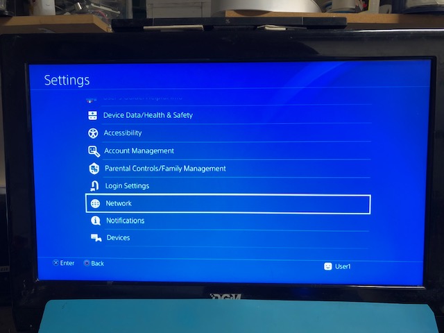 PS 4 connect to network